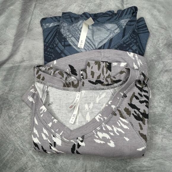 Lot 2 PJ Layering Tops Women S/XS COZY Brand Comfy Cotton Blend Winter Errands - Picture 3 of 11